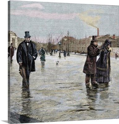 Returning from a funeral, 1877