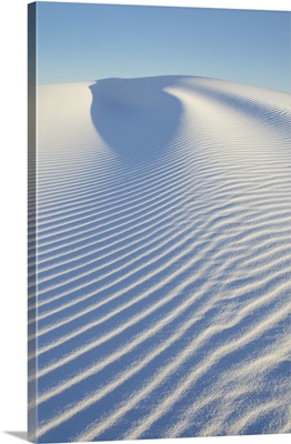 Ripple Patterns In Gypsum Sand Dunes, White Sands National Monument, New Mexico