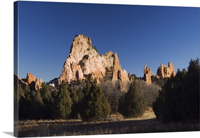 Rock formation, Garden of The Gods National Landmark, Colorado Springs, Colorado