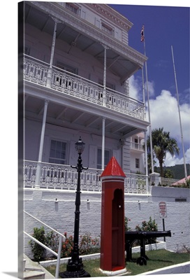 Saint Croix, Christiansted, Hotel entrance, Virgin Island, Caribbean