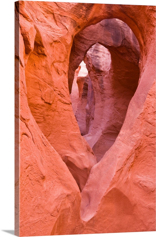 Sandstone formations in Peek-a-boo Gulch, Grand Staircase-Escalante National Monument, Utah USA