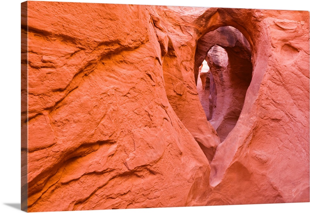 Sandstone formations in Peek-a-boo Gulch, Grand Staircase-Escalante National Monument, Utah USA