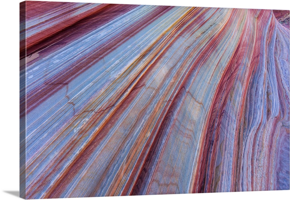 Sandstone striping in the Vermillion Cliffs Wilderness, Arizona, USA