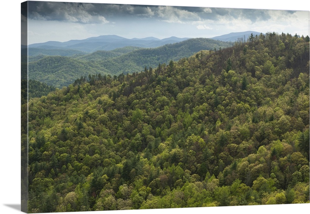 Scenics of Blue Ridge Mountains, Northern Georgia, USA.