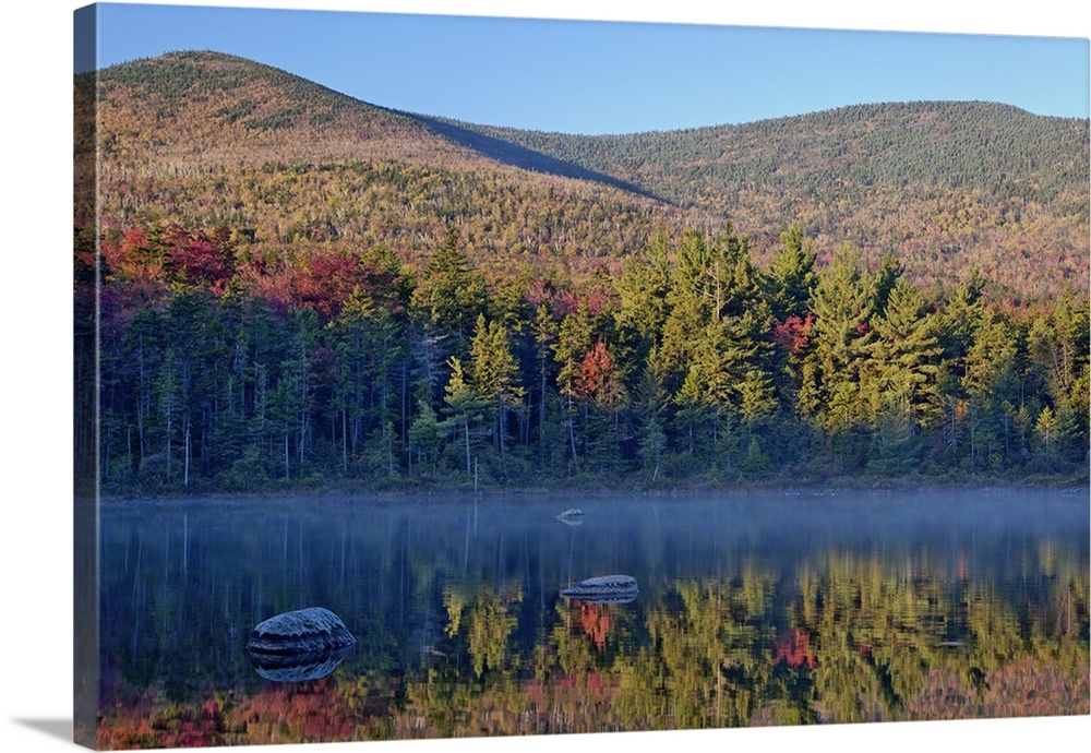 Shoreline reflection, Lily Pond, White Mountain National Forest, New Hampshire
