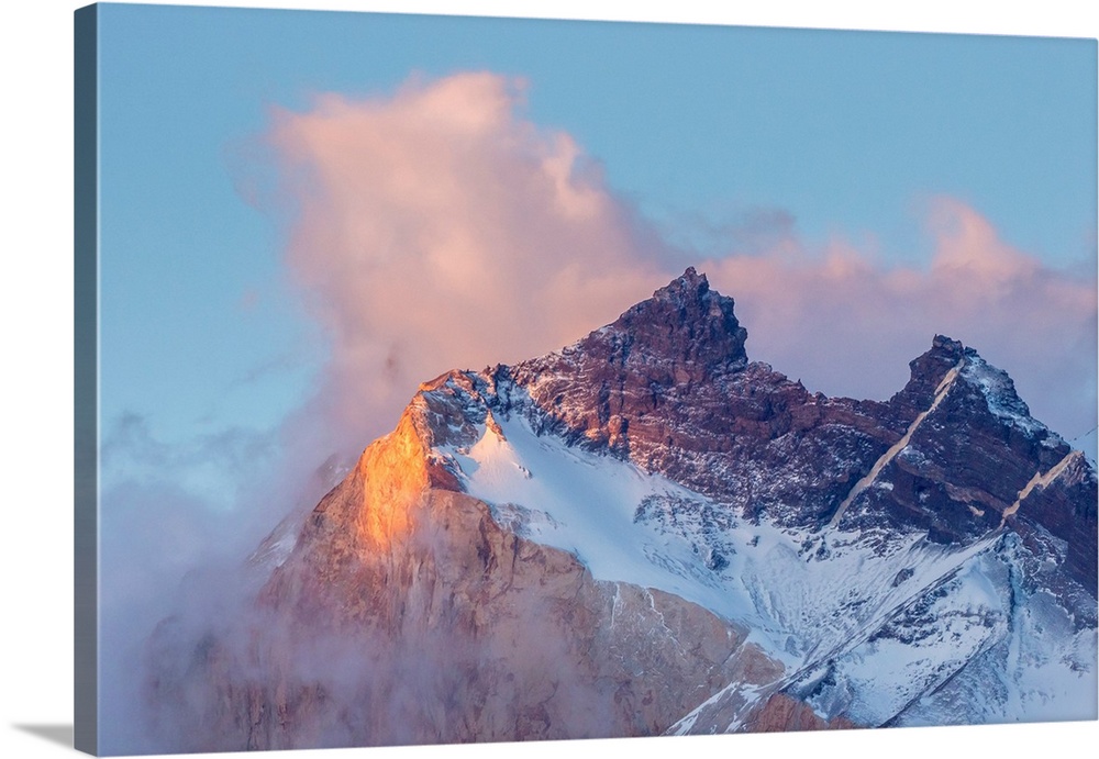 South America, Chile, Patagonia. The Horns mountains.