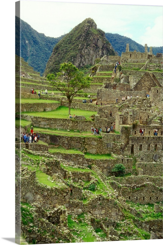 South America, Peru, Machu Picchu, Incan ruins.