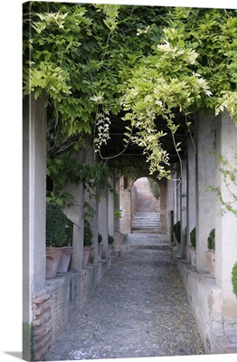 Spain, Andalusia, Granada, Lower Gardens, The Alhambra