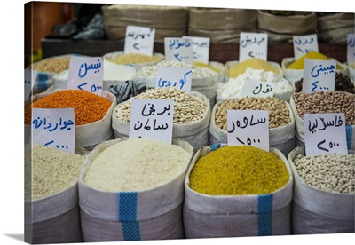Spices in the Bazaar of Sulaymaniyah, Iraq, Kurdistan
