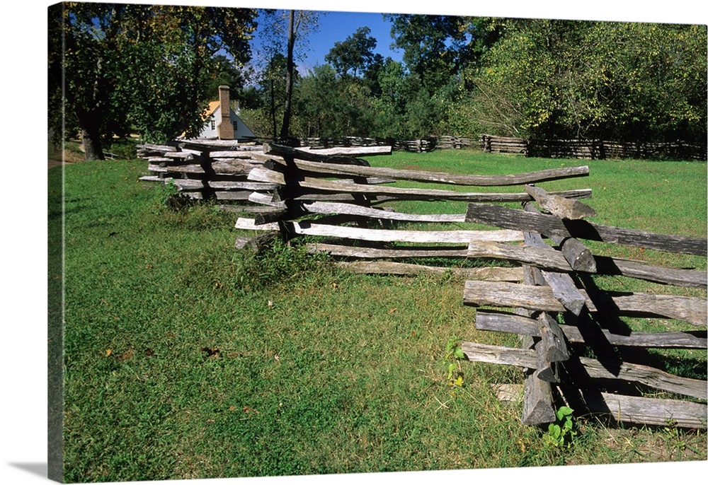 Split rail fence at Colonial Williamsburg in Virginia...farm, fence, rail, split, wooden, historic, colonial williamsburg,...