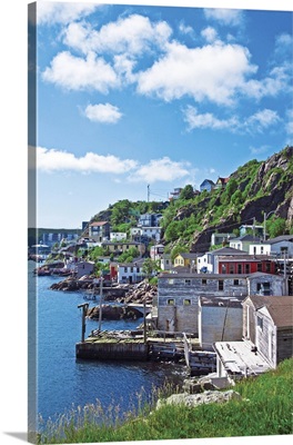 St. John's, Newfoundland, the historic fishing village along the Narrows of St. John's