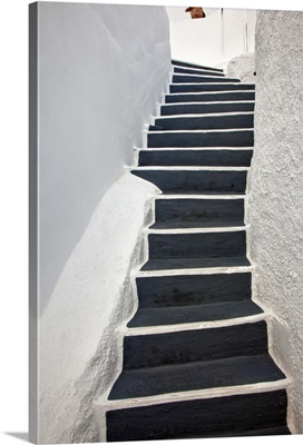 Stairs, Imerovigli, Santorini, Greece