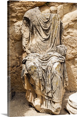 Statue of Marcus Aurelius, Roman ruins, Dougga Archaeological Site