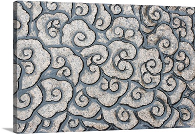 Stone Carving Of Cloud Pattern, Shanghai, China