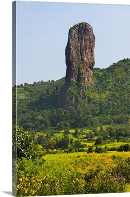 Stone pillar in the mountain, Bahir Dar, Ethiopia