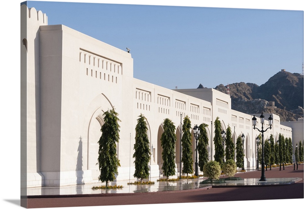 Sultan Qaboos Palace, Old Muscat, Muscat, Oman.