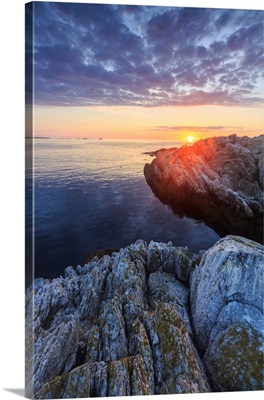 Sunrise on Appledore Island, Isles of Shoals off the coast of Portsmouth, New Hampshire.