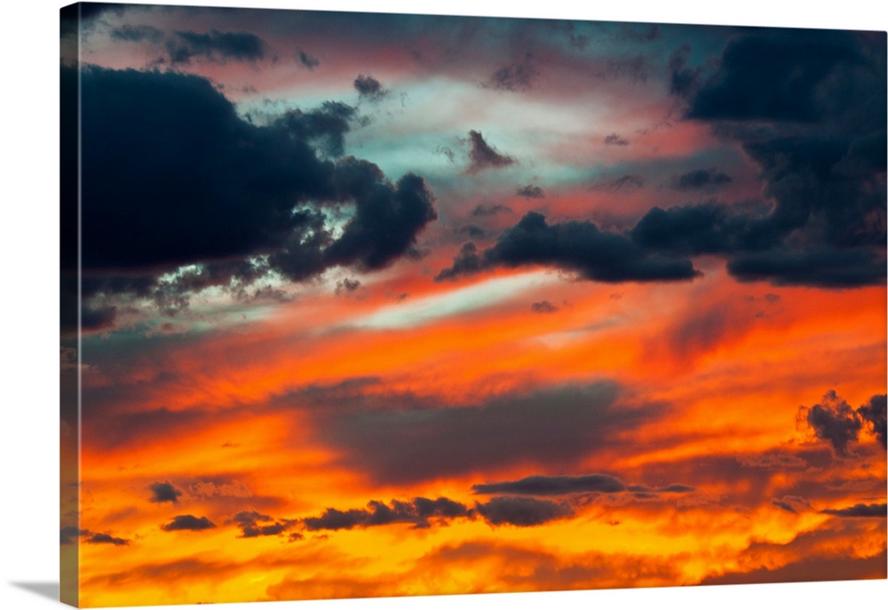 North America, USA, Arizona, Sunset over Page.