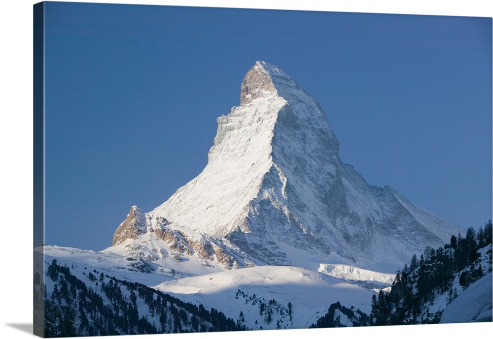 SWITZERLAND-Wallis/Valais-ZERMATT:.The Matterhorn / Morning / Winter... Walter Bibikow 2005