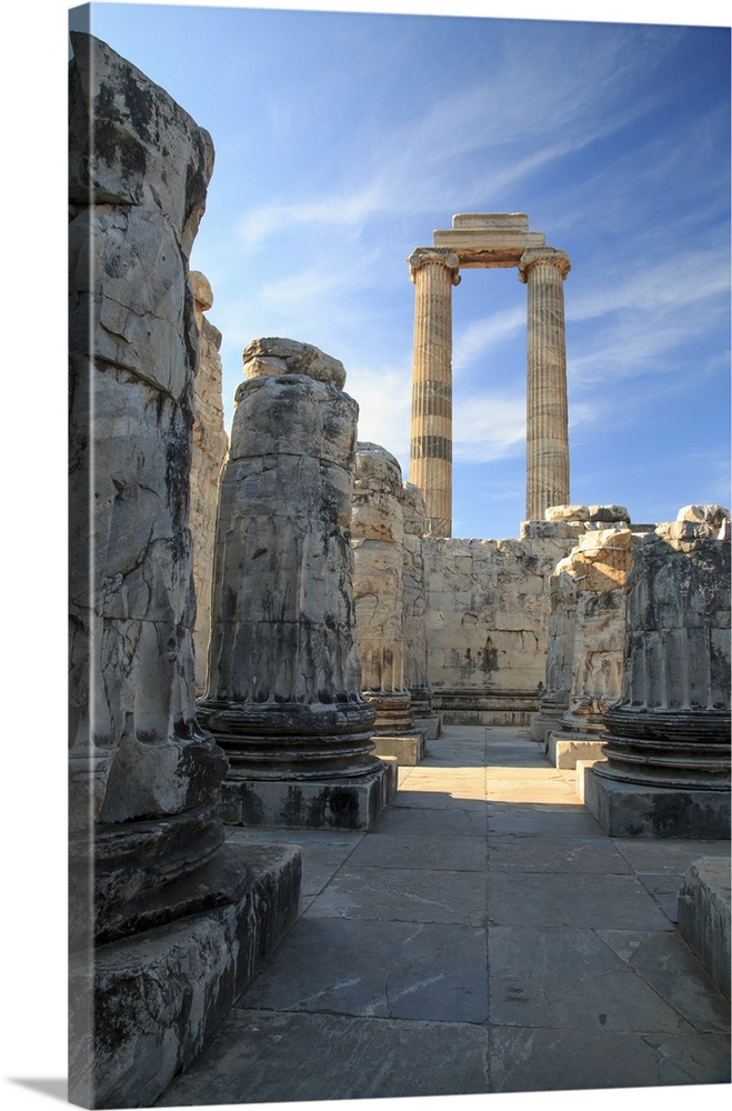 Turkey, west coast, Didyma, a sacred site of the ancient world. Its Temple of Apollo ,oracle,attracted crowds of pilgrims.