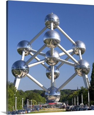 The Atomium monument at Brussels, Belgium