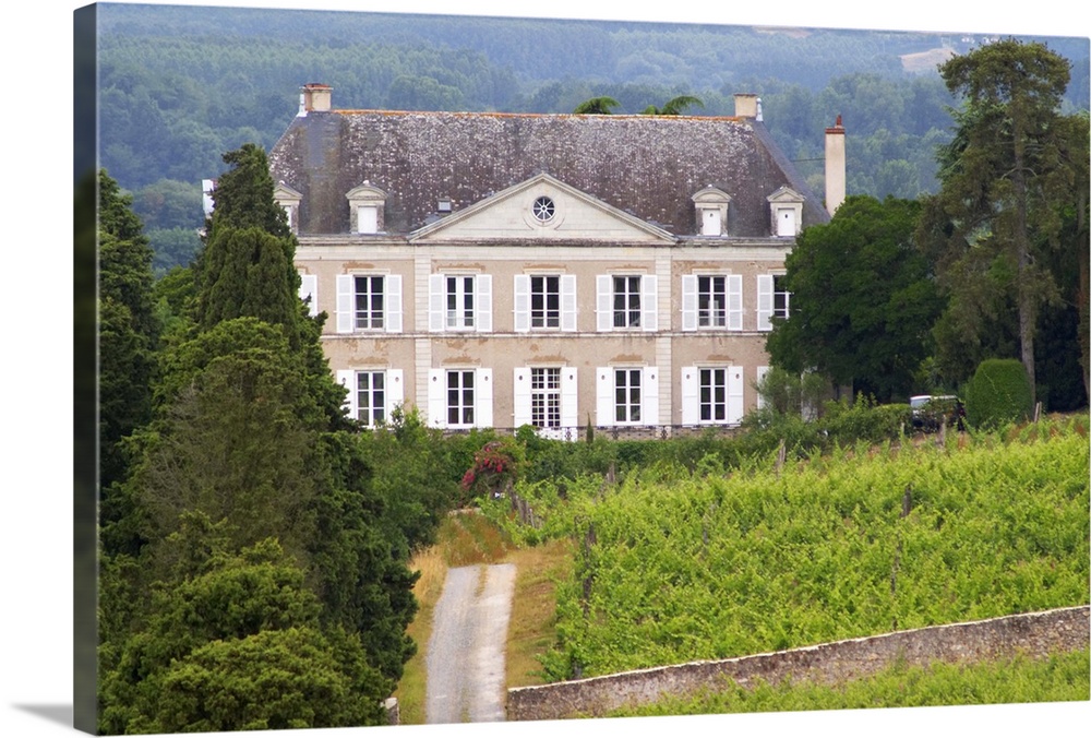 The Chateau de la Coulee de Serrant, a famous property in the Loire valley near the city Anger and the district Savenniere...