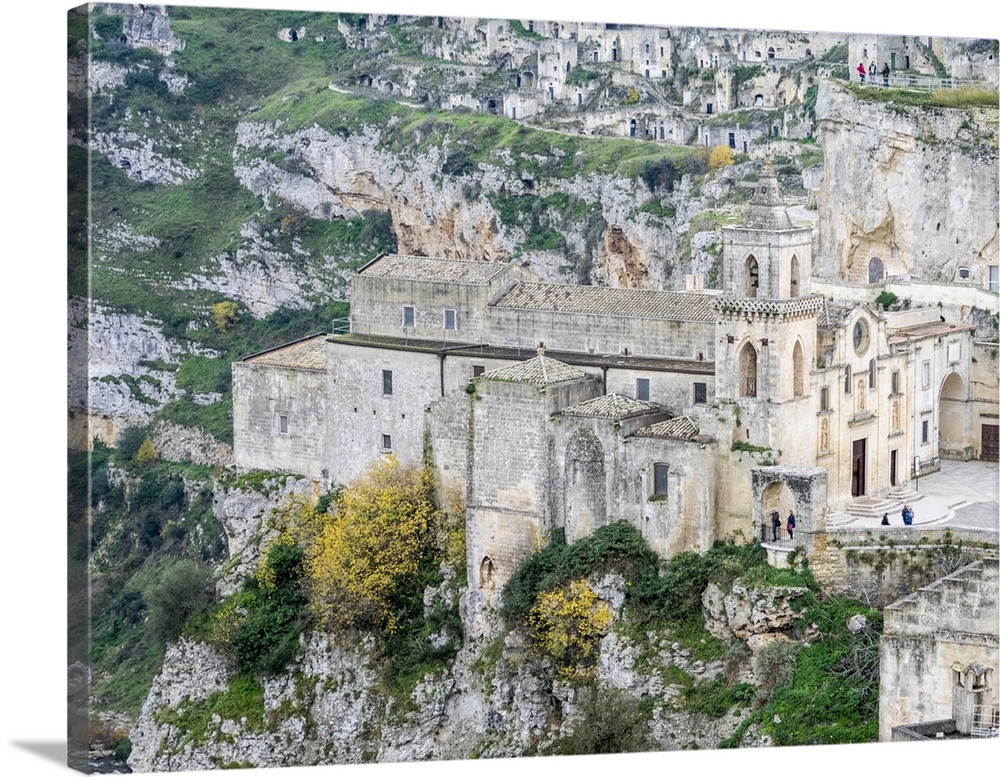 The Chiesa di San Pietro Caveoso church in Matera.