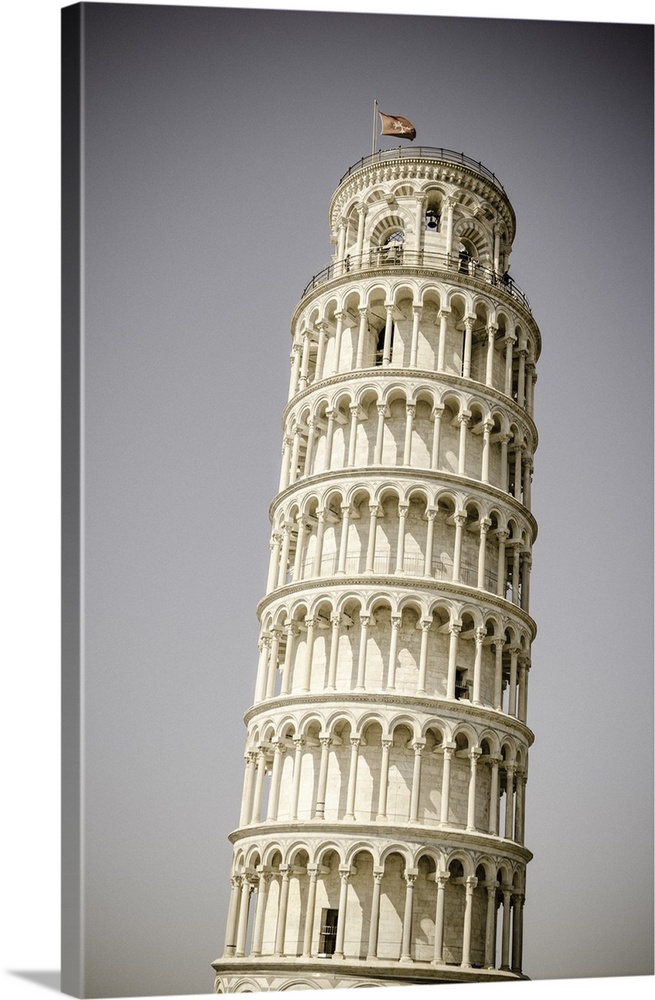 The Leaning Tower of Pisa, Pisa, Tuscany, Italy.