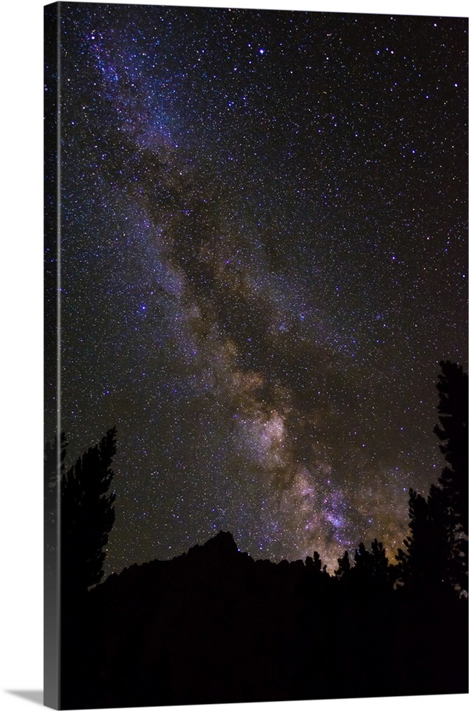 The Milky Way over the Palisades, John Muir Wilderness, Sierra Nevada Mountains, California