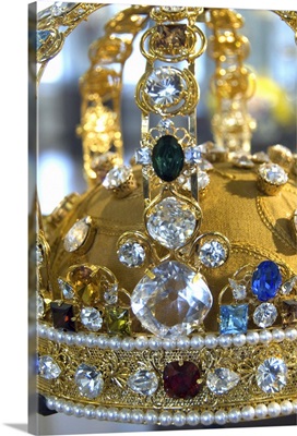 The Netherlands, Amsterdam. Diamond Museum. Replica of famous crown