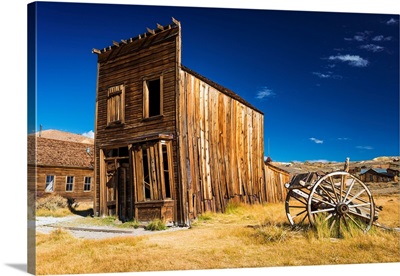 The Swazey Hotel And Wagon, Bodie State Historic Park, California