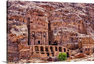 Tombs For Kings, Petra, Jordan, Built By Nabataeans In 200 Bc To 400 Ad