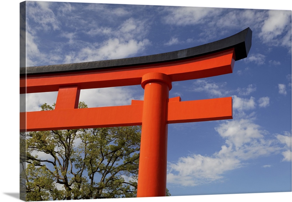 Asia, Japan, Kyoto. Torii Gate at Fushimi-Inari-Taisha Shinto Shrine.