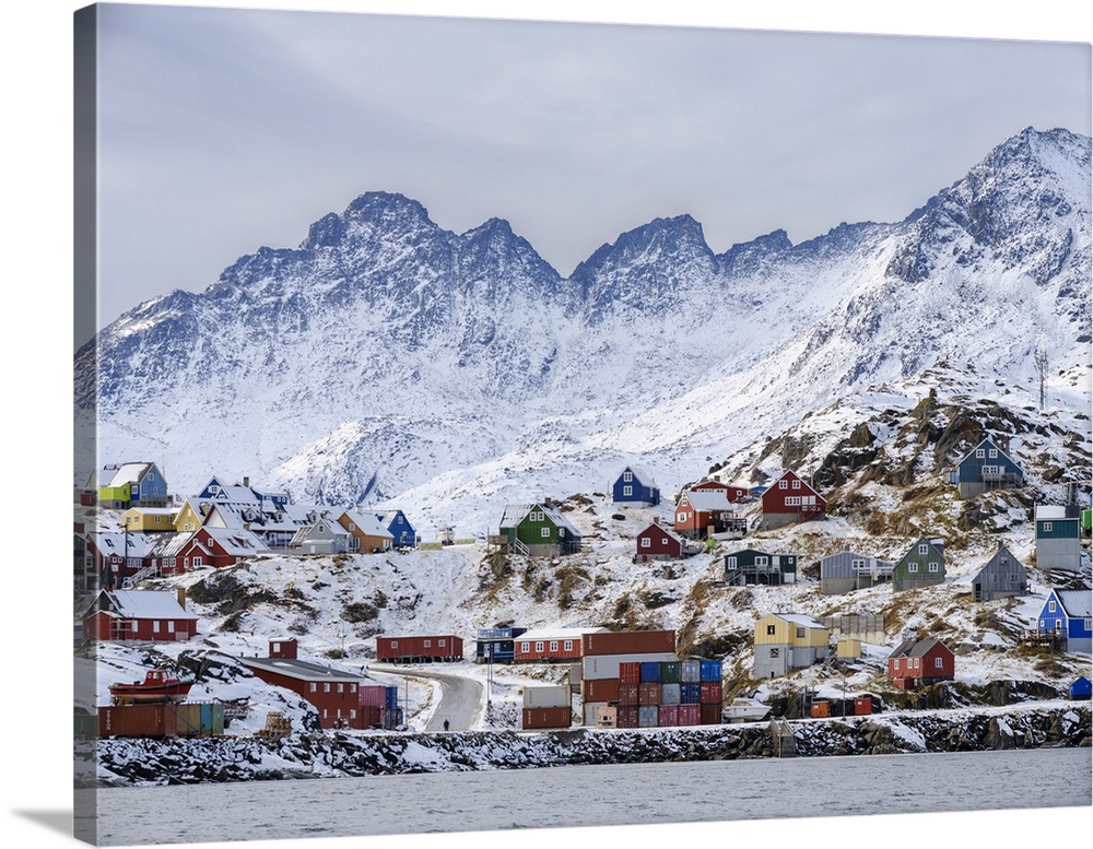 Town Tasiilaq (formerly called Ammassalik), Kingdom of Denmark.