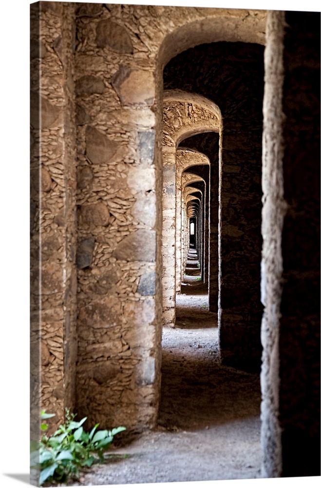 Mexico, Mineral de Pozes, Tunnel of Arches.