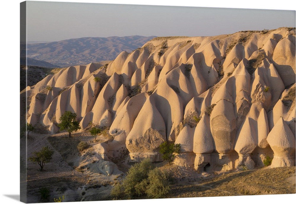 Turkey, Cappadocia is a historical region in Central Anatolia. Fairy chimneys.