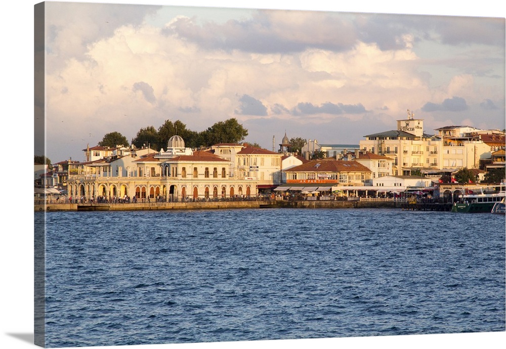 Turkey, Sea of Marmara. Ferry terminal and transport from the Prince Islands, back to Istanbul.