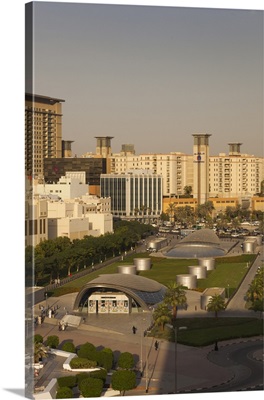 UAE, Dubai, Deira, Union Square, Elevated View
