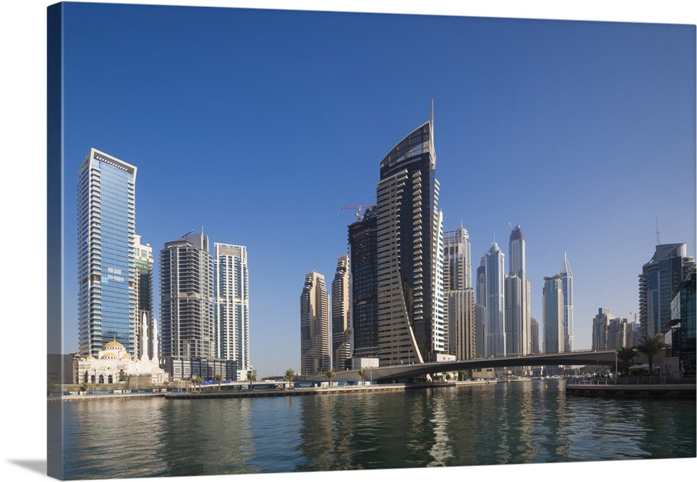 UAE, Dubai, Dubai Marina, high rise buildings