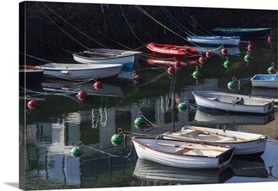 UK, Northern Ireland, County Antrim, Portrush, Harbor With Boats
