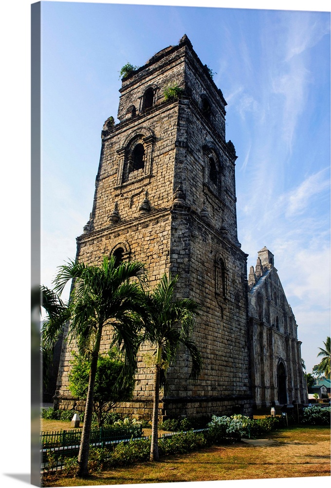 UNESCO World Heritage Site the colonial church Paoay, Northern Luzon, Philippines.