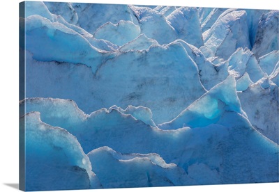 USA, Alaska, Portage Glacier, Close-Up Of Glacier Ice