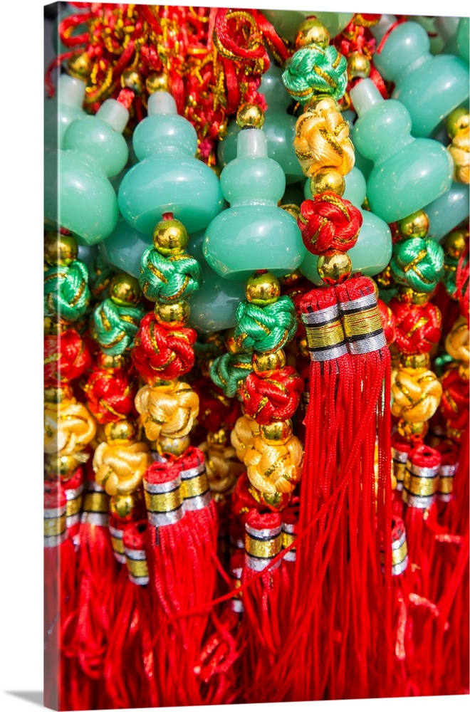 USA, Arizona, Phoenix. Traditional tassels at Chinese Festival.