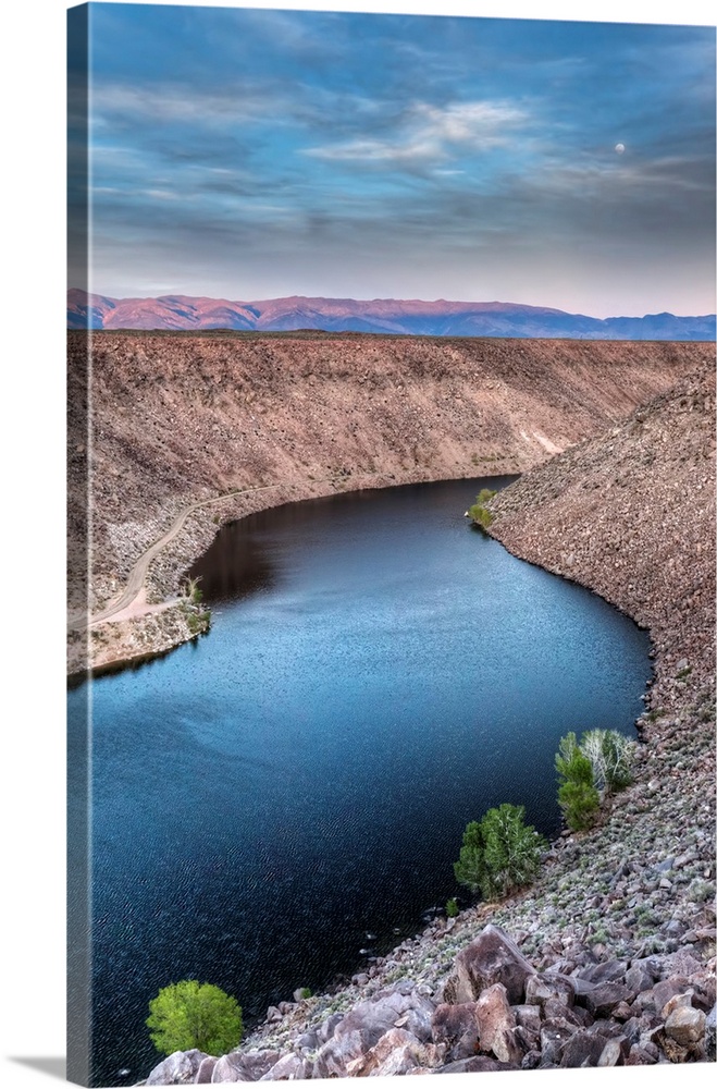 USA, California, Bishop. Landscape with Pleasant Valley Reservoir.