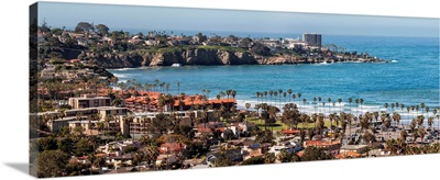 USA, California, La Jolla, Panoramic View Of La Jolla Shores And La Jolla Cove
