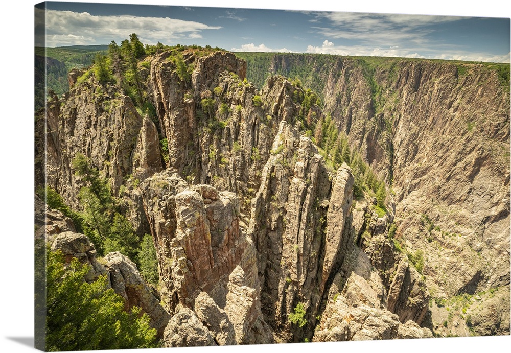 USA, Colorado, Black Canyon of the Gunnison National Park. Canyon landscape.