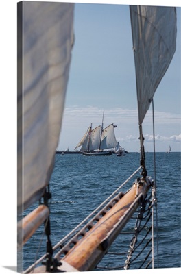 USA, Massachusetts, Cape Ann, Gloucester Schooner Festival, schooner sailing ships