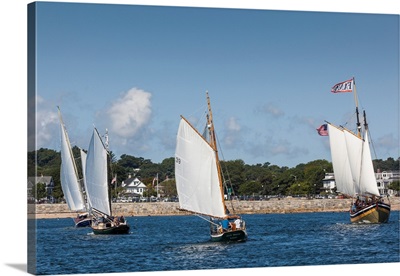 USA, Massachusetts, Cape Ann, Gloucester Schooner Festival, schooner sailing ships