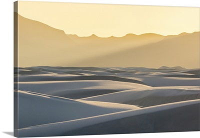 USA, New Mexico, White Sands National Park, Sand Dune Patterns