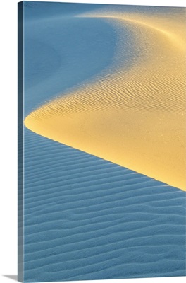 USA, New Mexico, White Sands National Park, Sand Dunes At Sunrise